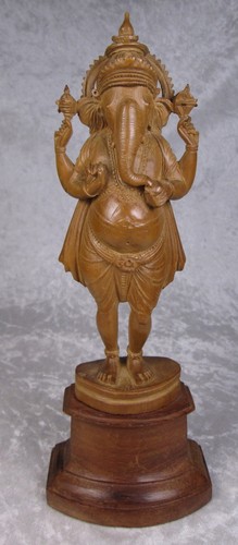 Wooden hindu elephant god - hindu,